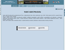 Tablet Screenshot of nadrz-moravka.ceskehory.cz