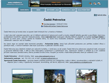 Tablet Screenshot of ceske-petrovice.ceskehory.cz
