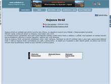 Tablet Screenshot of hojsova-straz.ceskehory.cz