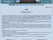 Tablet Screenshot of most.ceskehory.cz