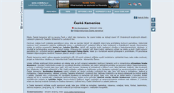 Desktop Screenshot of ceska-kamenice.ceskehory.cz