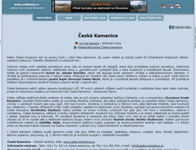 Tablet Screenshot of ceska-kamenice.ceskehory.cz