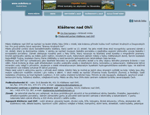 Tablet Screenshot of klasterec-nad-ohri.ceskehory.cz