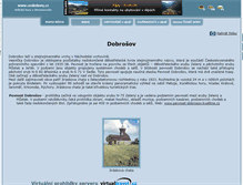 Tablet Screenshot of dobrosov.ceskehory.cz
