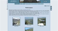 Desktop Screenshot of plesne-jezero.ceskehory.cz