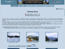 Tablet Screenshot of certova-hora.ceskehory.cz