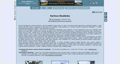 Desktop Screenshot of karlova-studanka.ceskehory.cz