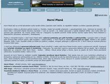 Tablet Screenshot of horni-plana.ceskehory.cz