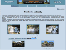 Tablet Screenshot of mumlavske-vodopady.ceskehory.cz
