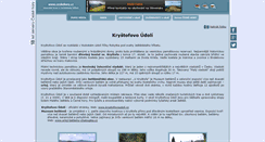 Desktop Screenshot of krystofovo-udoli.ceskehory.cz