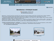 Tablet Screenshot of bartosovice.ceskehory.cz