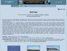 Tablet Screenshot of mala-upa.ceskehory.cz