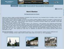 Tablet Screenshot of horni-slavkov.ceskehory.cz