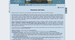 Desktop Screenshot of kamenice-nad-lipou.ceskehory.cz