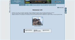 Desktop Screenshot of kamenny-vrch.ceskehory.cz