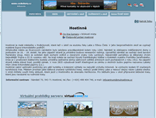 Tablet Screenshot of hostinne.ceskehory.cz