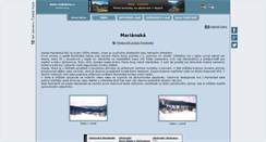Desktop Screenshot of marianska.ceskehory.cz