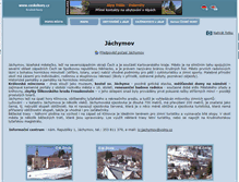 Tablet Screenshot of jachymov.ceskehory.cz