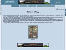 Tablet Screenshot of pramen-vltavy.ceskehory.cz