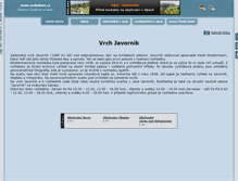 Tablet Screenshot of javornik-sumava.ceskehory.cz