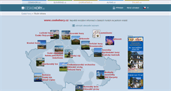 Desktop Screenshot of ceskehory.cz