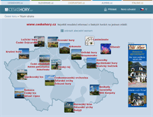 Tablet Screenshot of ceskehory.cz